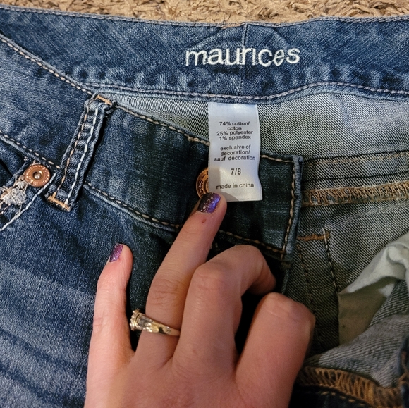 Maurices capris size 7/8 - Picture 3 of 5